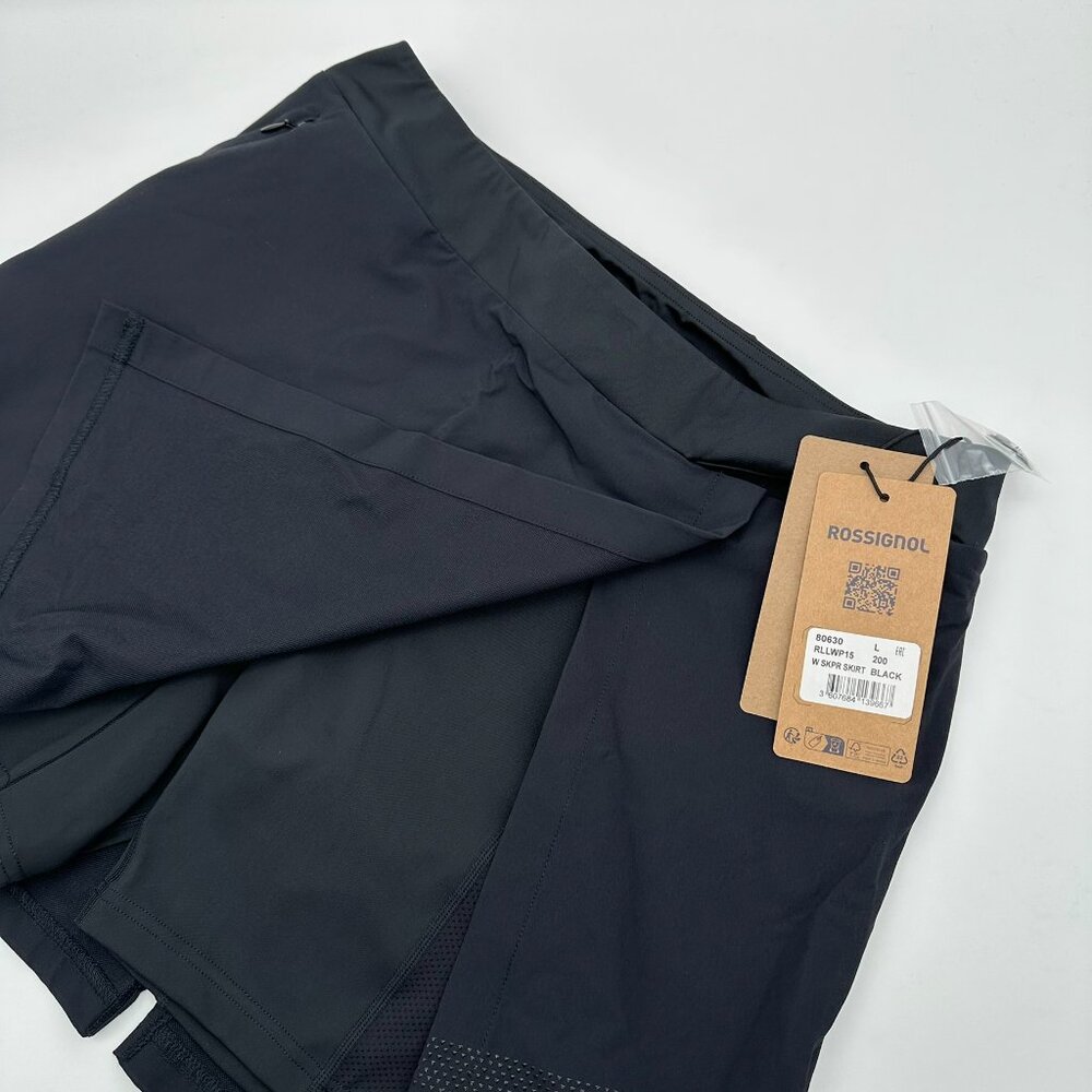 Rossignol Women's Skipper 17" Stretch‎ Skort, Size Large, Black